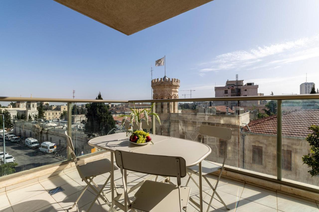 Luxury Three-Bedroom/Terrace Over Old City View Jerusalem Ngoại thất bức ảnh