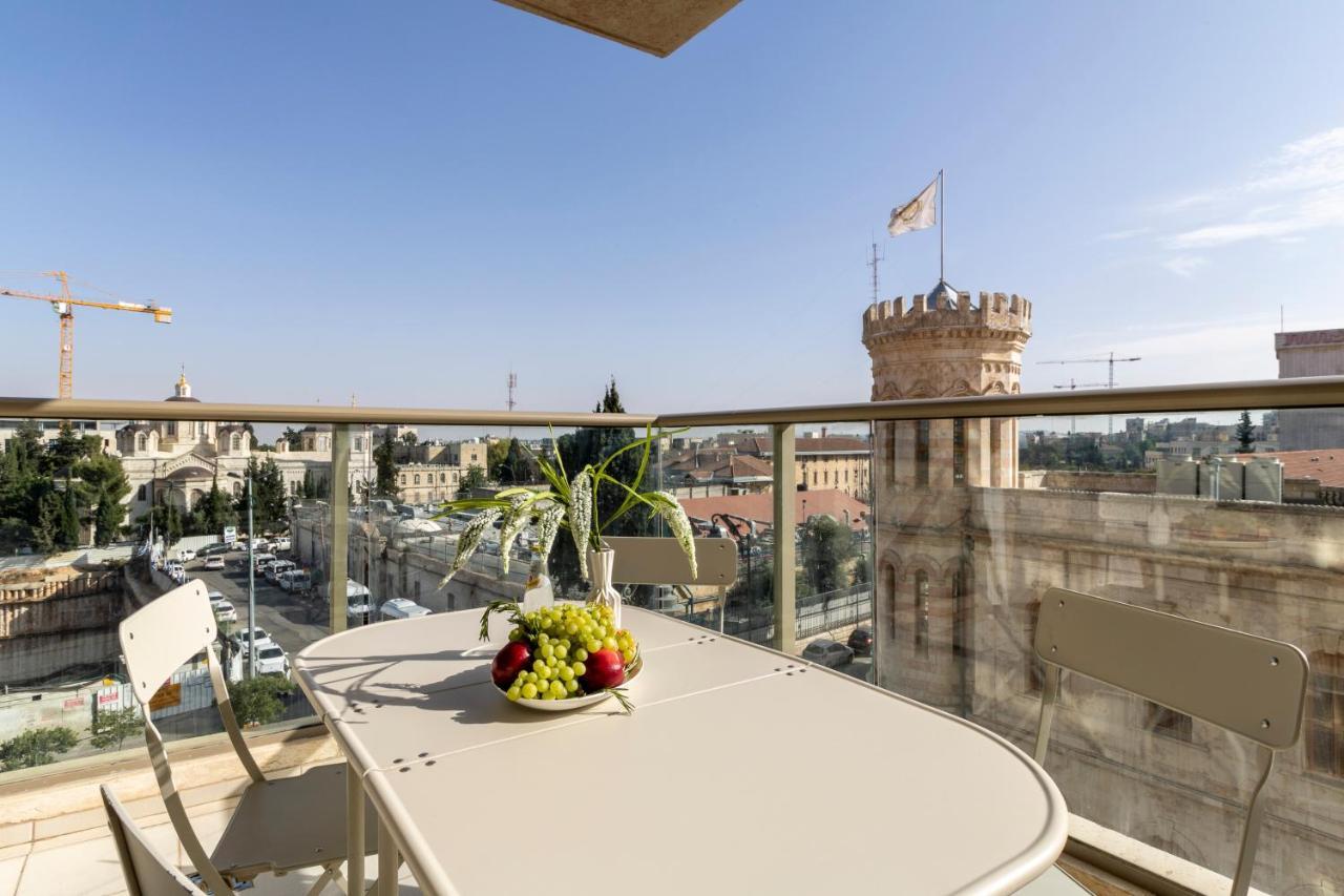 Luxury Three-Bedroom/Terrace Over Old City View Jerusalem Ngoại thất bức ảnh